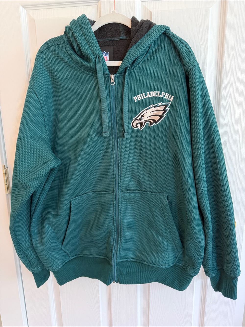 NFL Philadelphia Eagles Full-Zip, Fleece-lined Hooded Jacket
